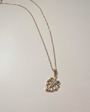 Erin's Monstera Necklace