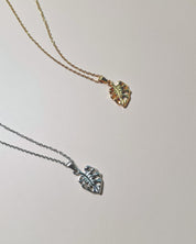 Erin's Monstera Necklace