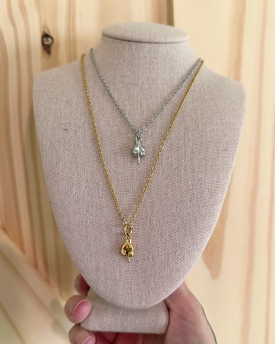 Brooke Eby F*ck ALS Necklace