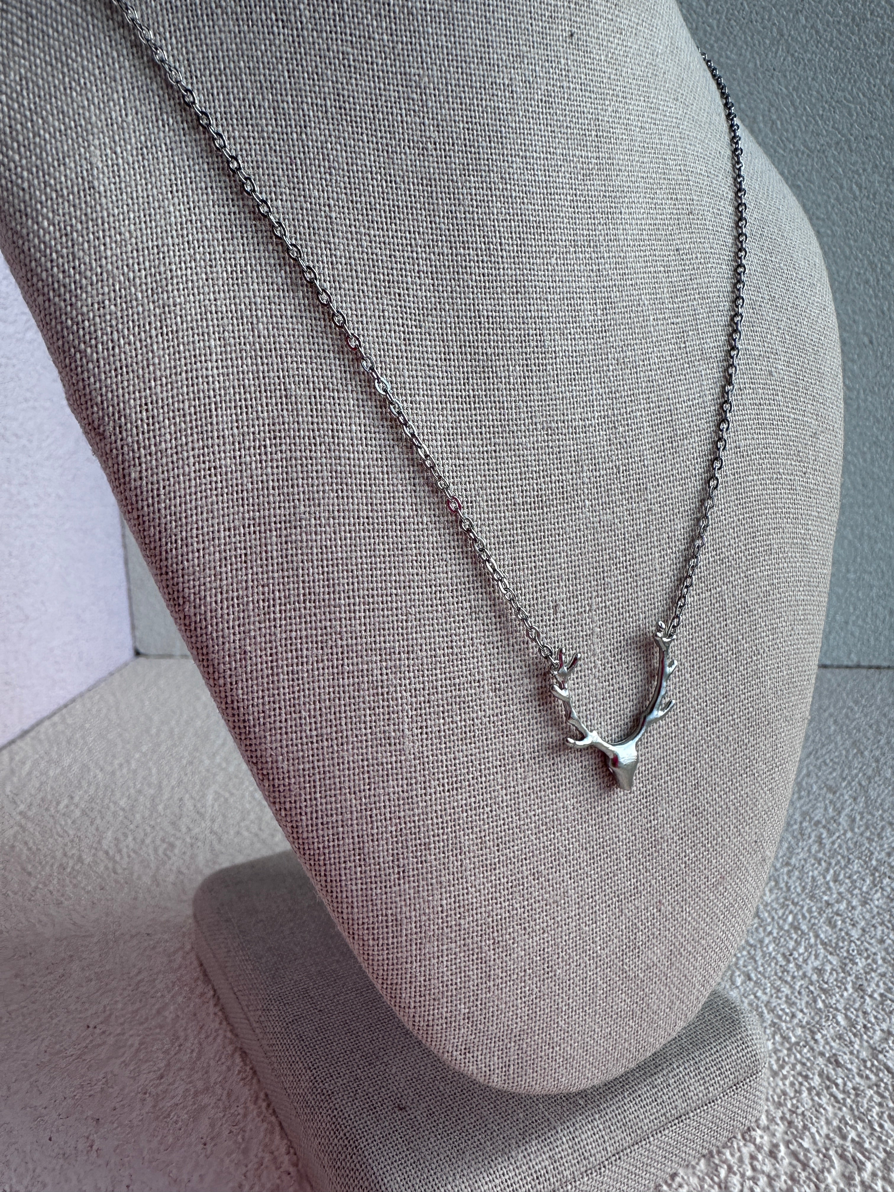 The Sara Bennett Deer Necklace