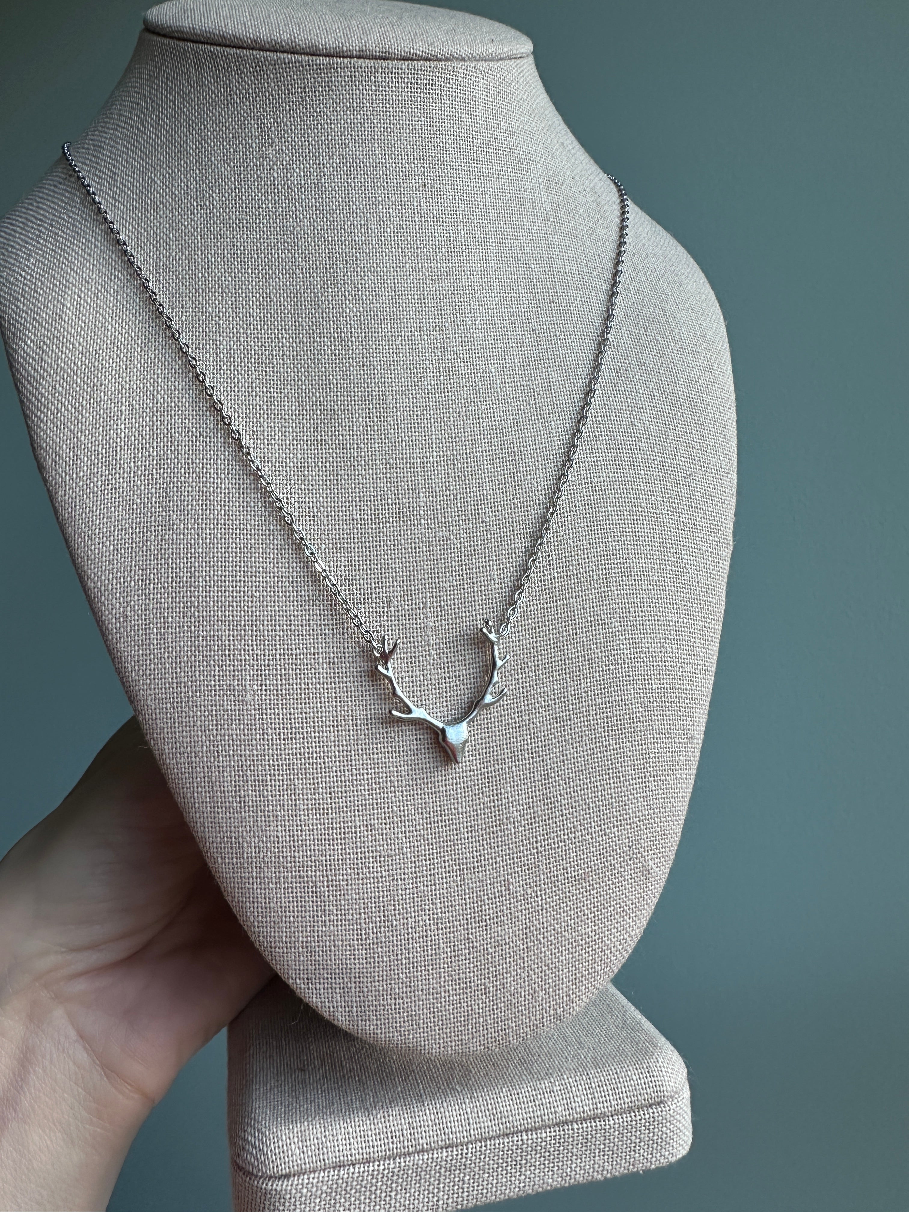 The Sara Bennett Deer Necklace