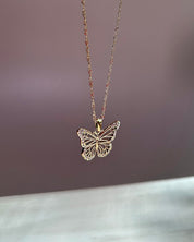 Love Is Like a Butterfly Necklace
