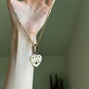 Celestial Heart Carabiner Necklace