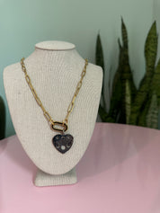 Celestial Heart Carabiner Necklace