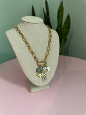 Chasing the Sun & Moon Celestial Charm Necklace