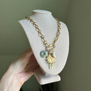 Chasing the Sun & Moon Celestial Charm Necklace