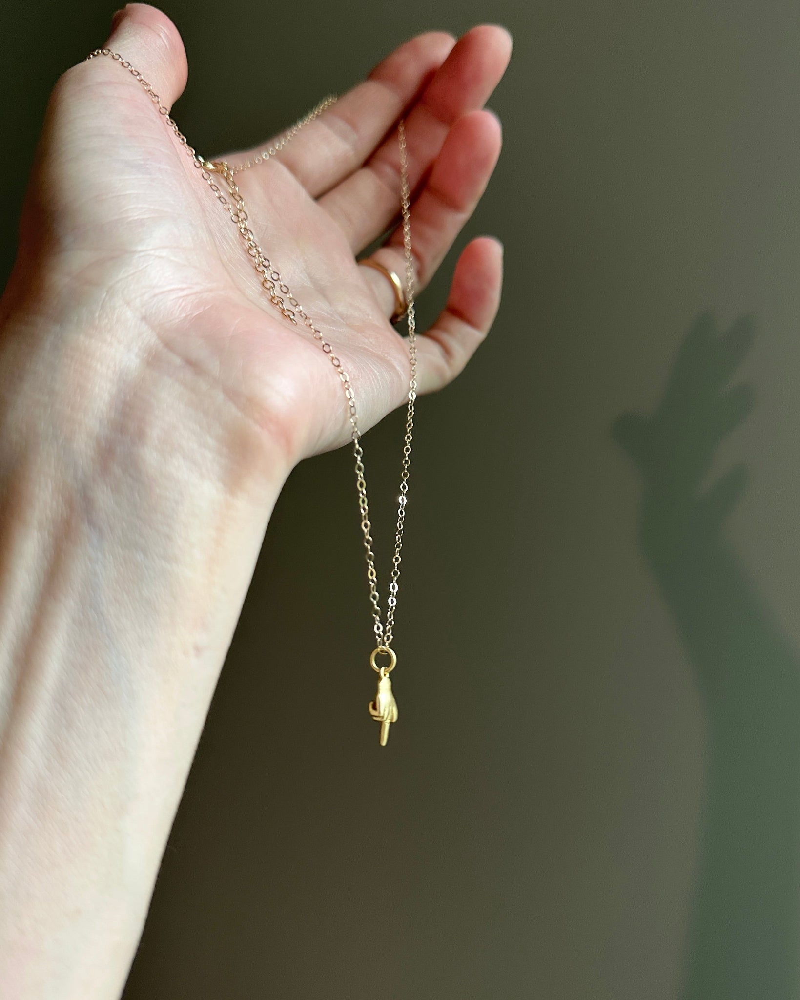 Brooke Eby F*ck ALS Necklace