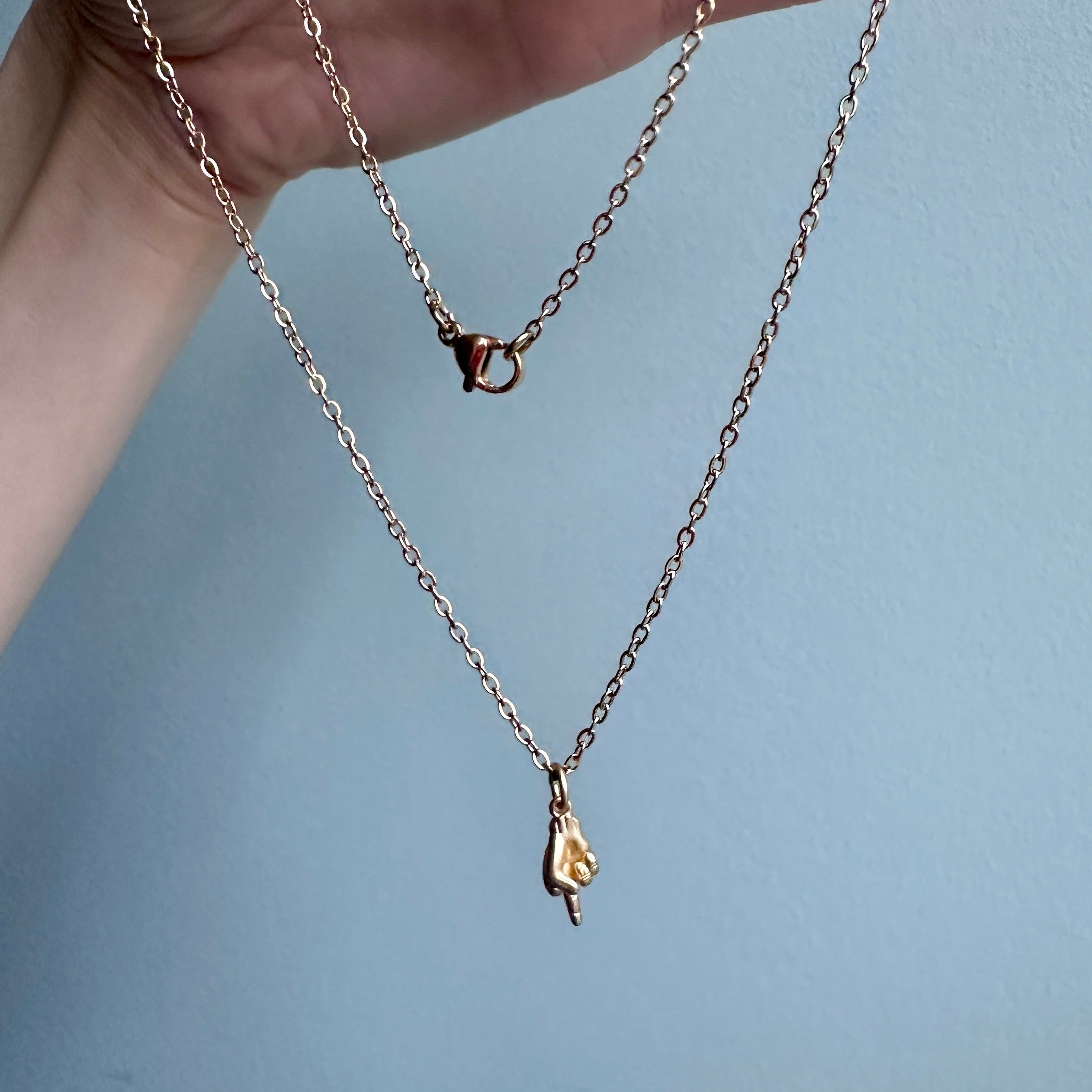 Brooke Eby F*ck ALS Necklace