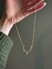 The Sara Bennett Deer Necklace