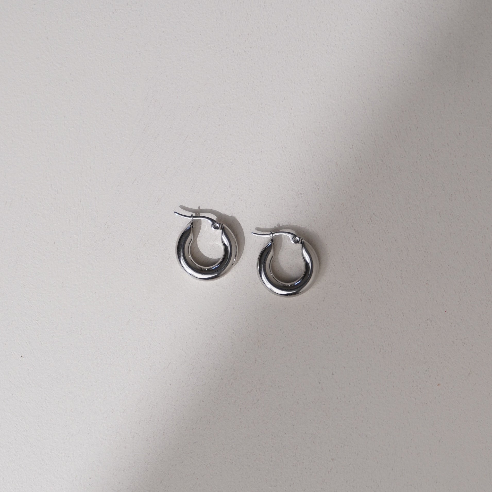 Chunky Gold Hoop Earrings