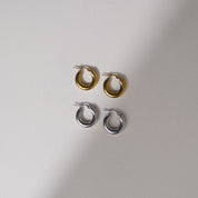 Chunky Gold Hoop Earrings