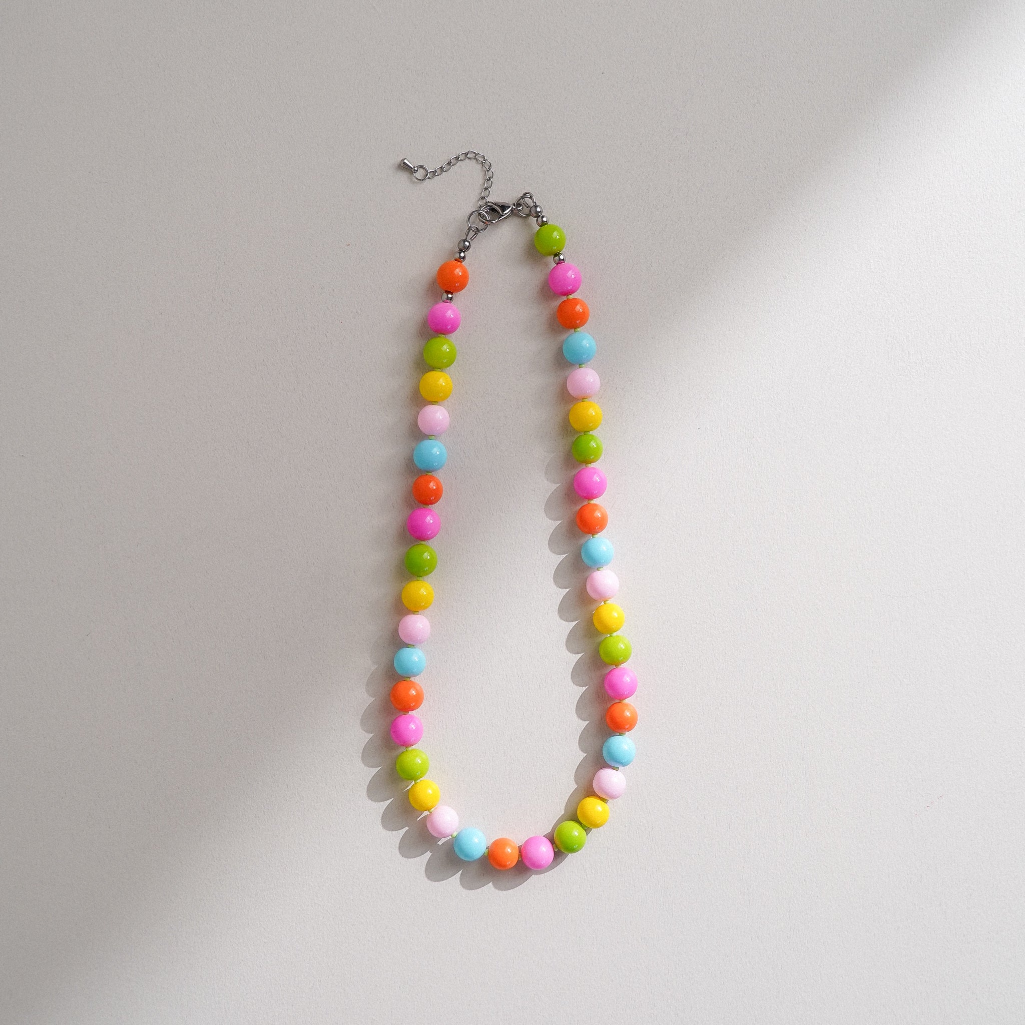 Gumdrop Beaded Necklace