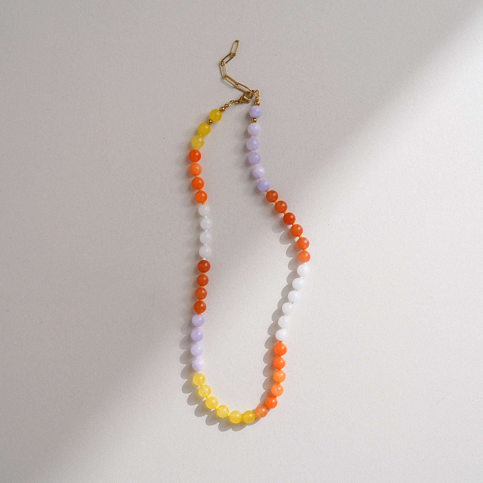 Citrus Color Block Jade Bead Necklace – Altru Jewelry