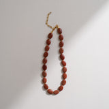 Golden Glow Goldstone Necklace