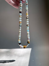 Amazonite & Tiger's Eye Necklace