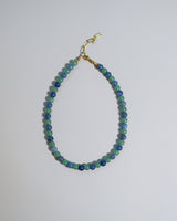 Chunky Blue & Green Aventurine Necklace