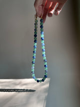 Chunky Blue & Green Aventurine Necklace