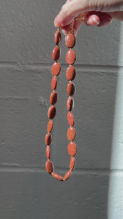Golden Glow Goldstone Necklace