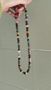 Multi Gemstone Beaded Necklace