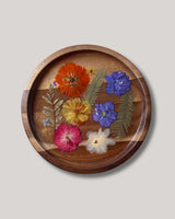 Pressed Floral Round Catchall 2