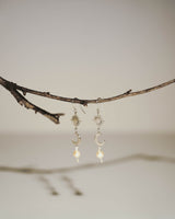 Celestial Pearl Drop Earrings
